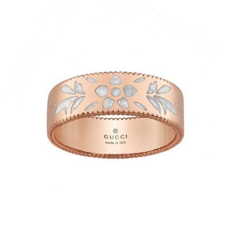 gucci icon blossom ring|Gucci icon 18k ring.